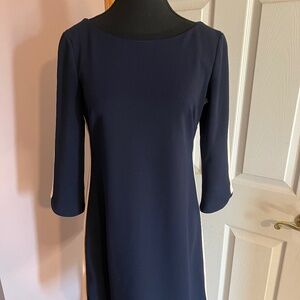 Navy Blue and Pink Dress